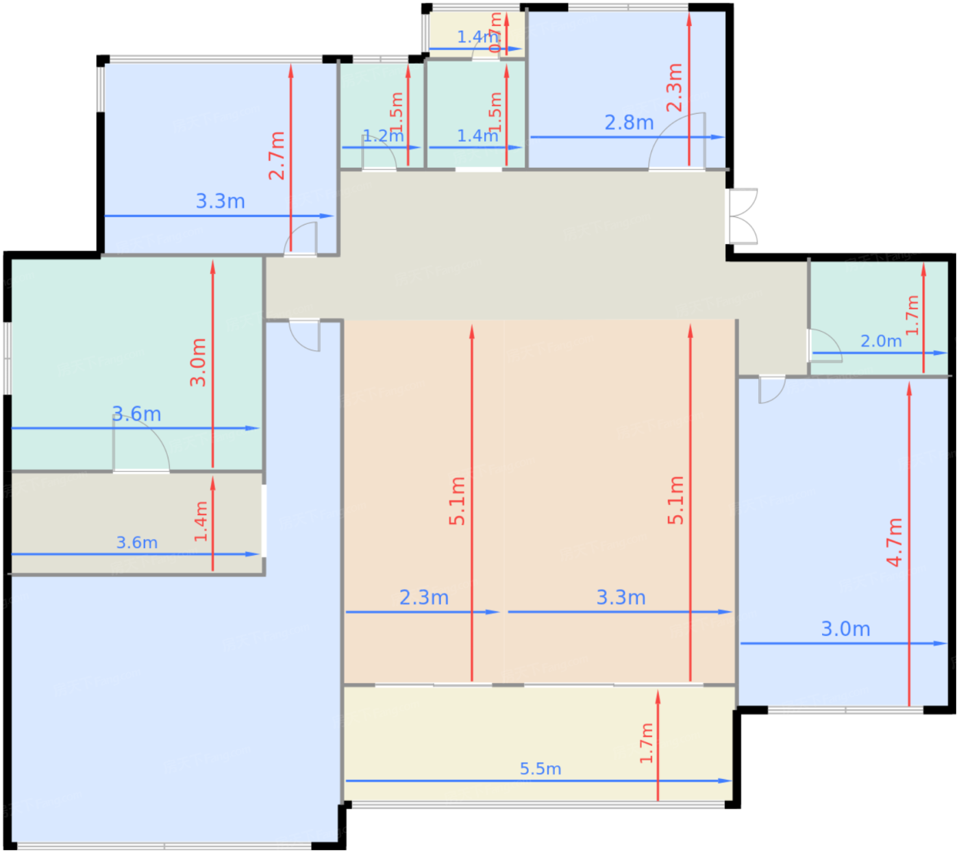 2/4-5/8号楼C1户型