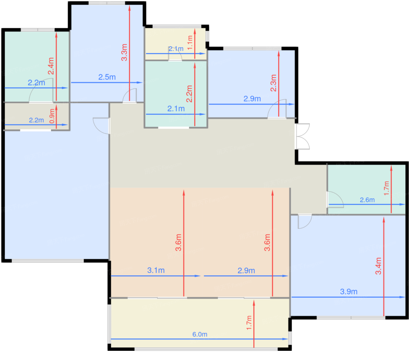 2、4/10号楼B1户型