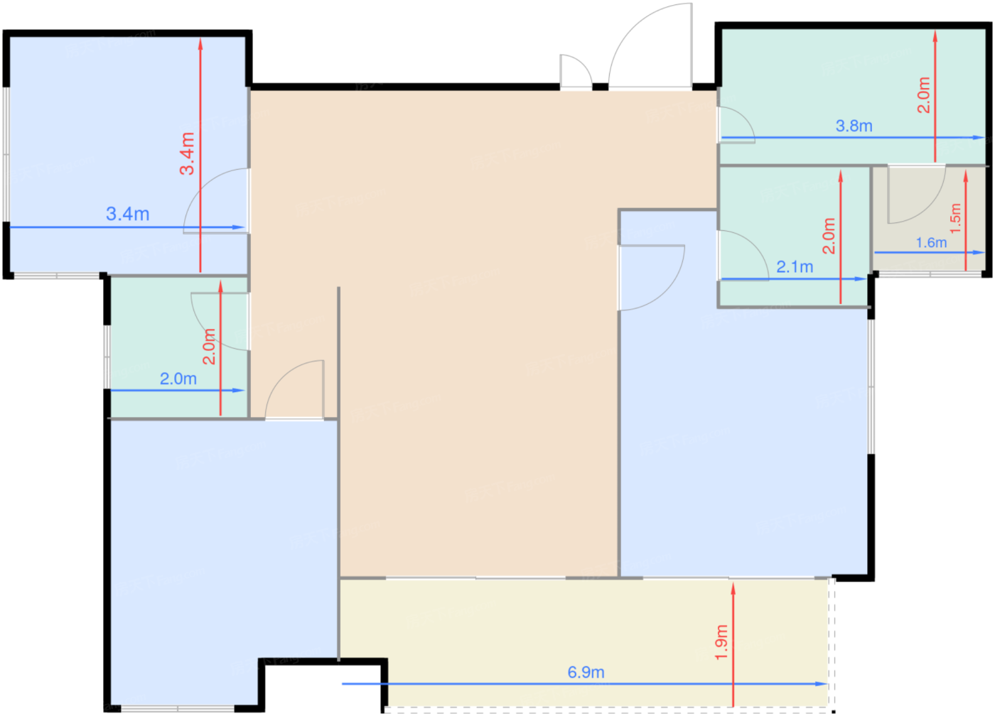 荟澜阁/荟瑞阁C2户型