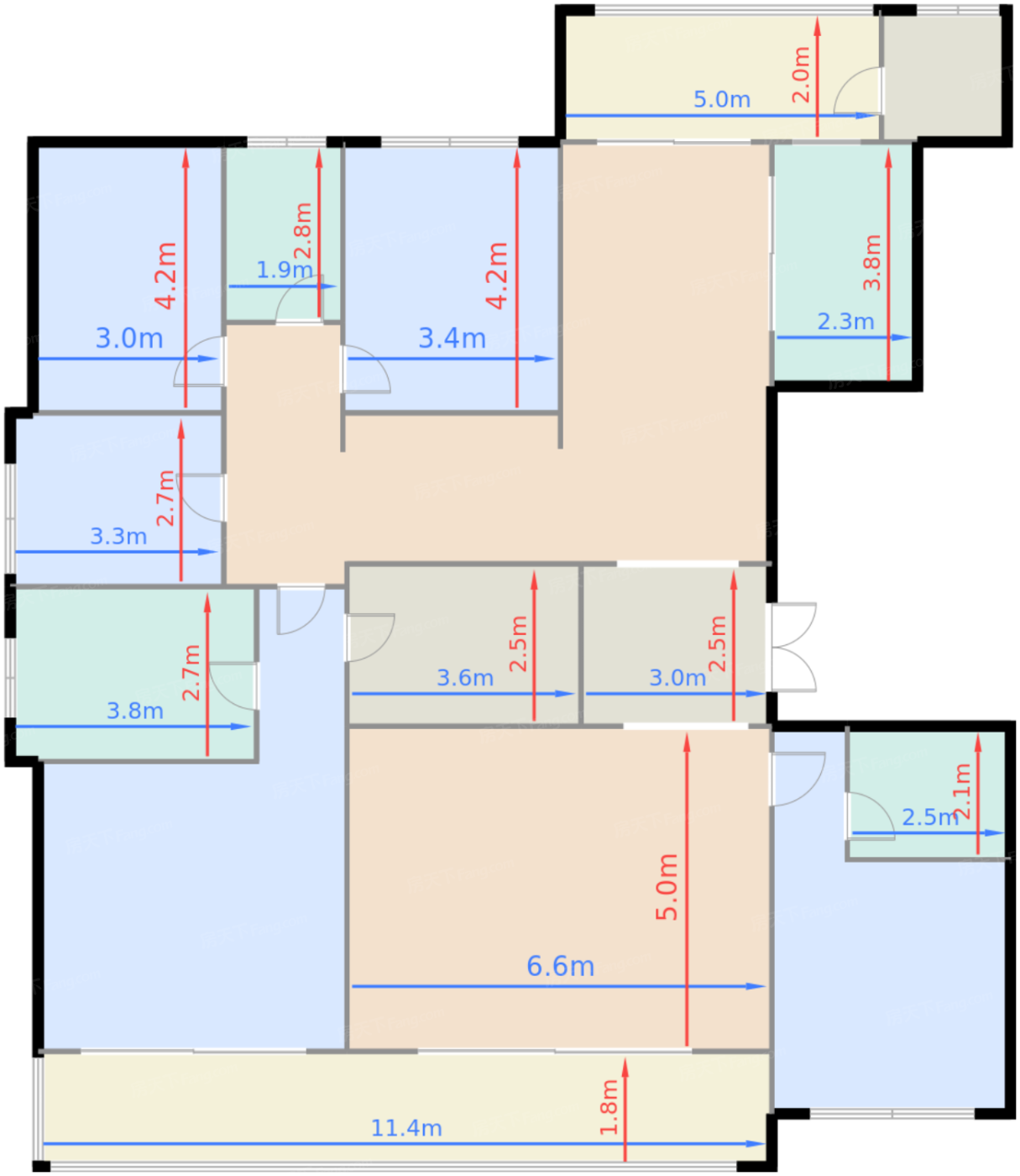 澜樾约245㎡户型
