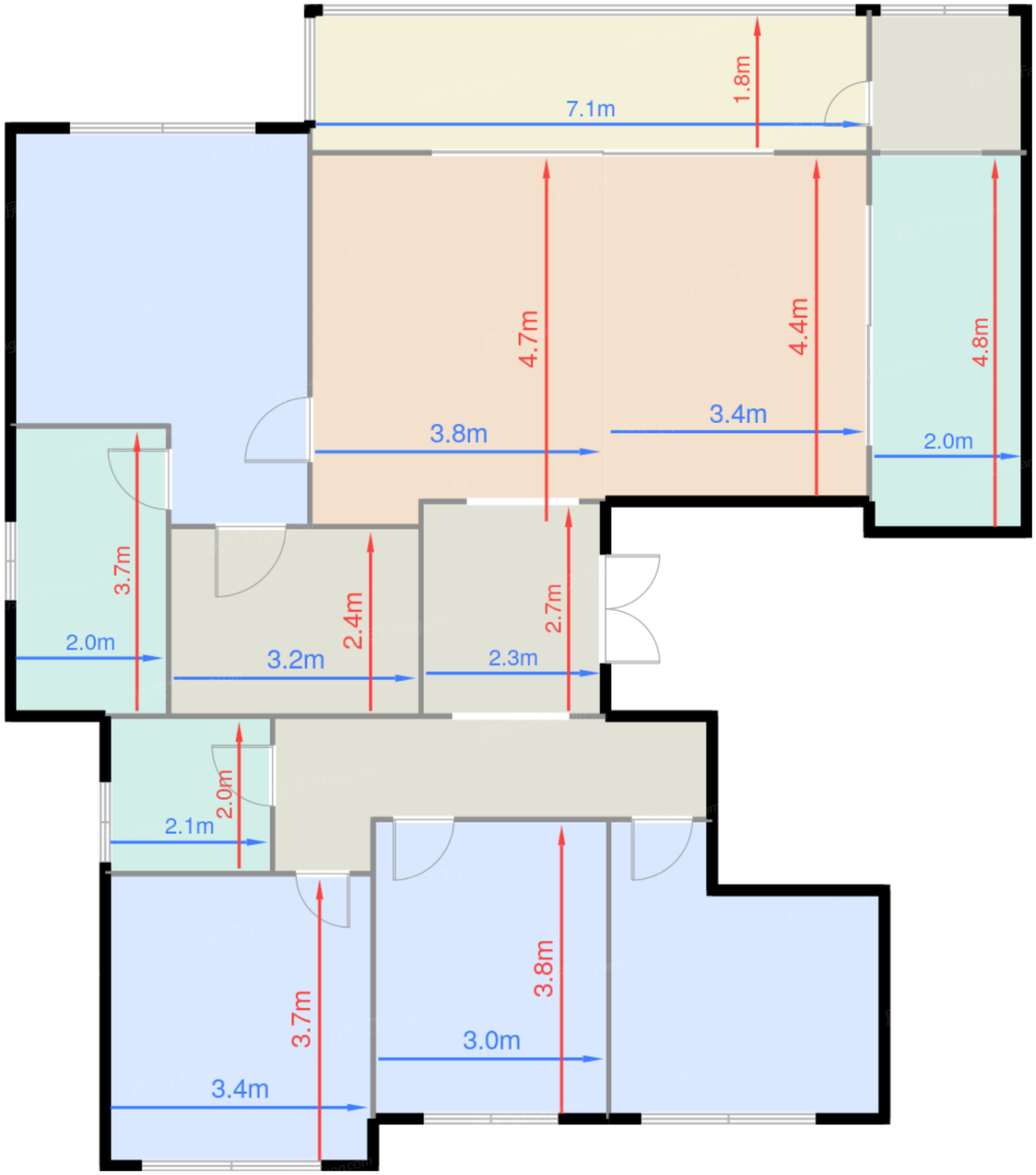 梓樾约175㎡户型