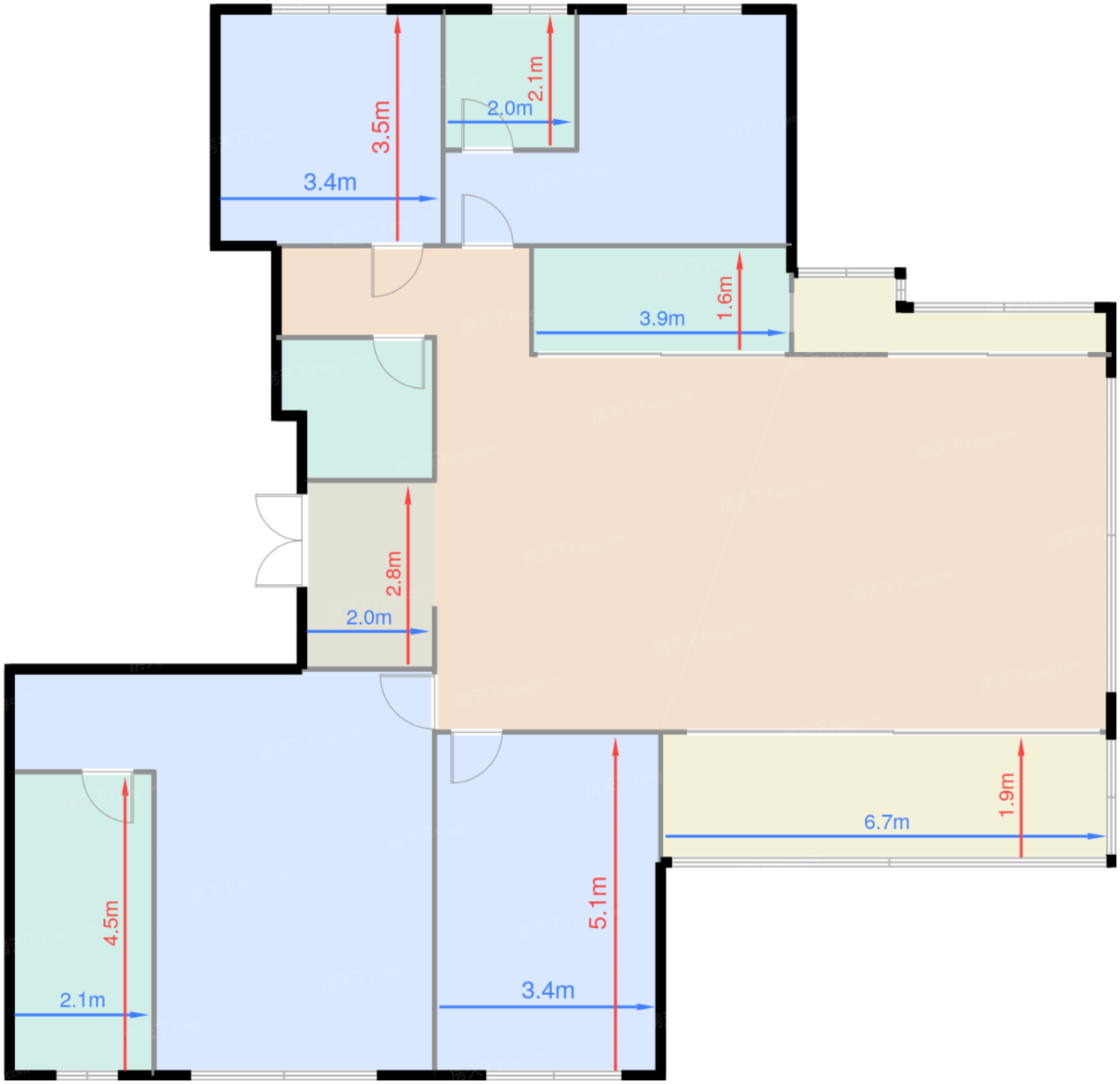 173平米四房两厅三卫