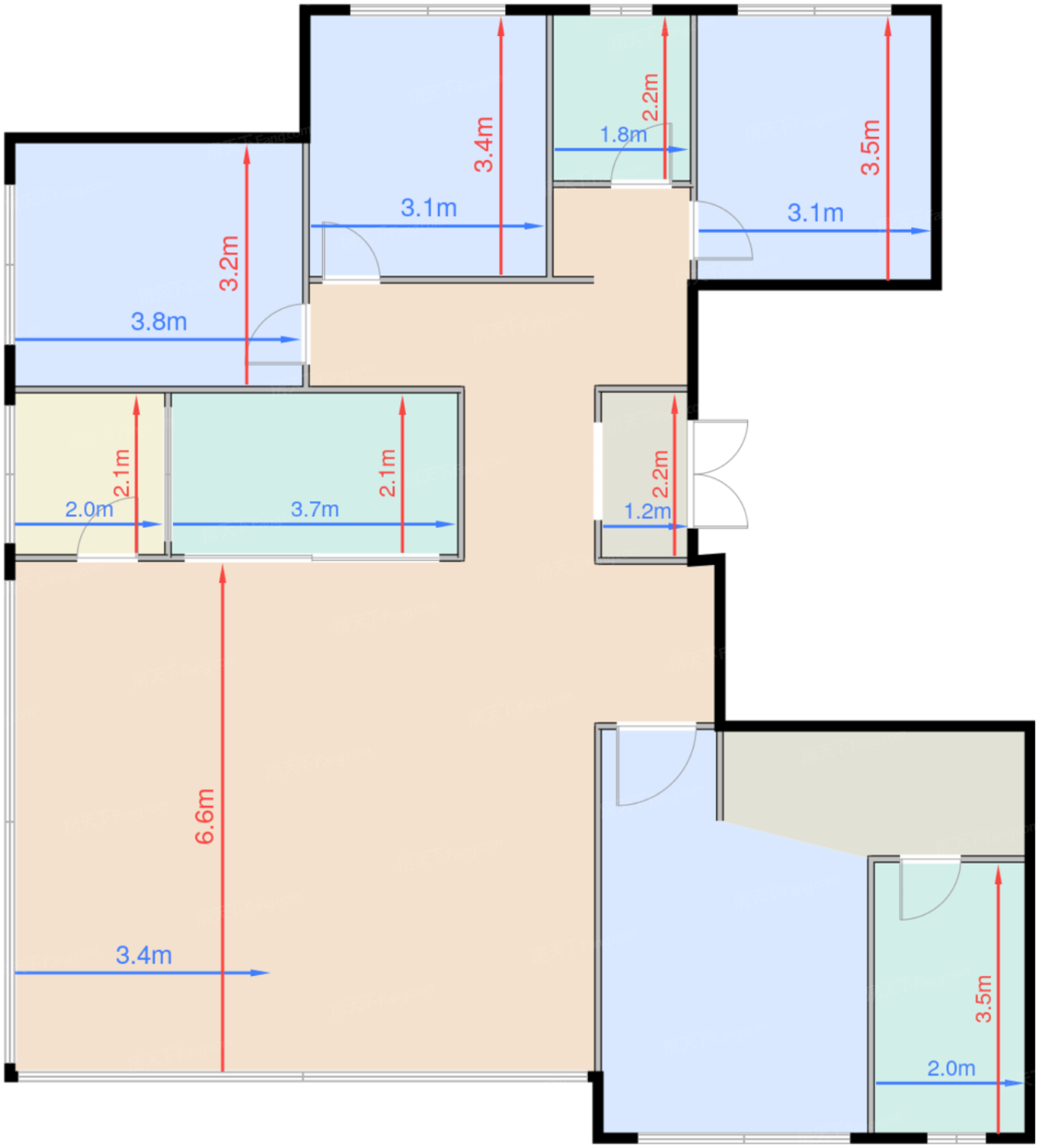 3、11、12号楼143户型