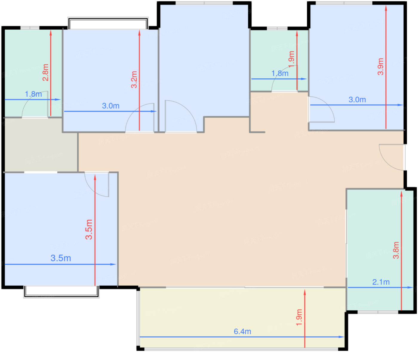 A2户型云光129㎡