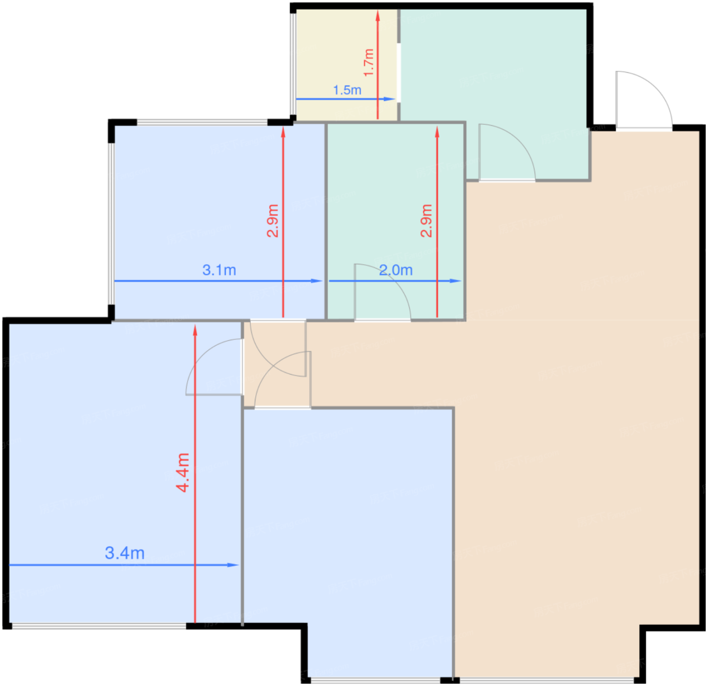 3栋标准层B3户型