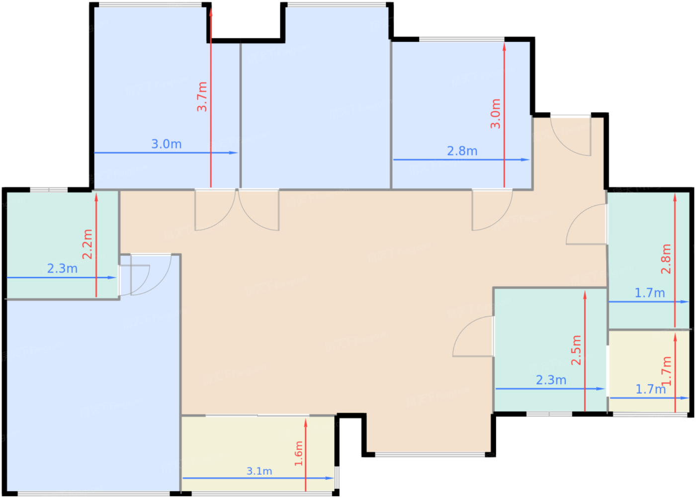 8栋标准层A2户型