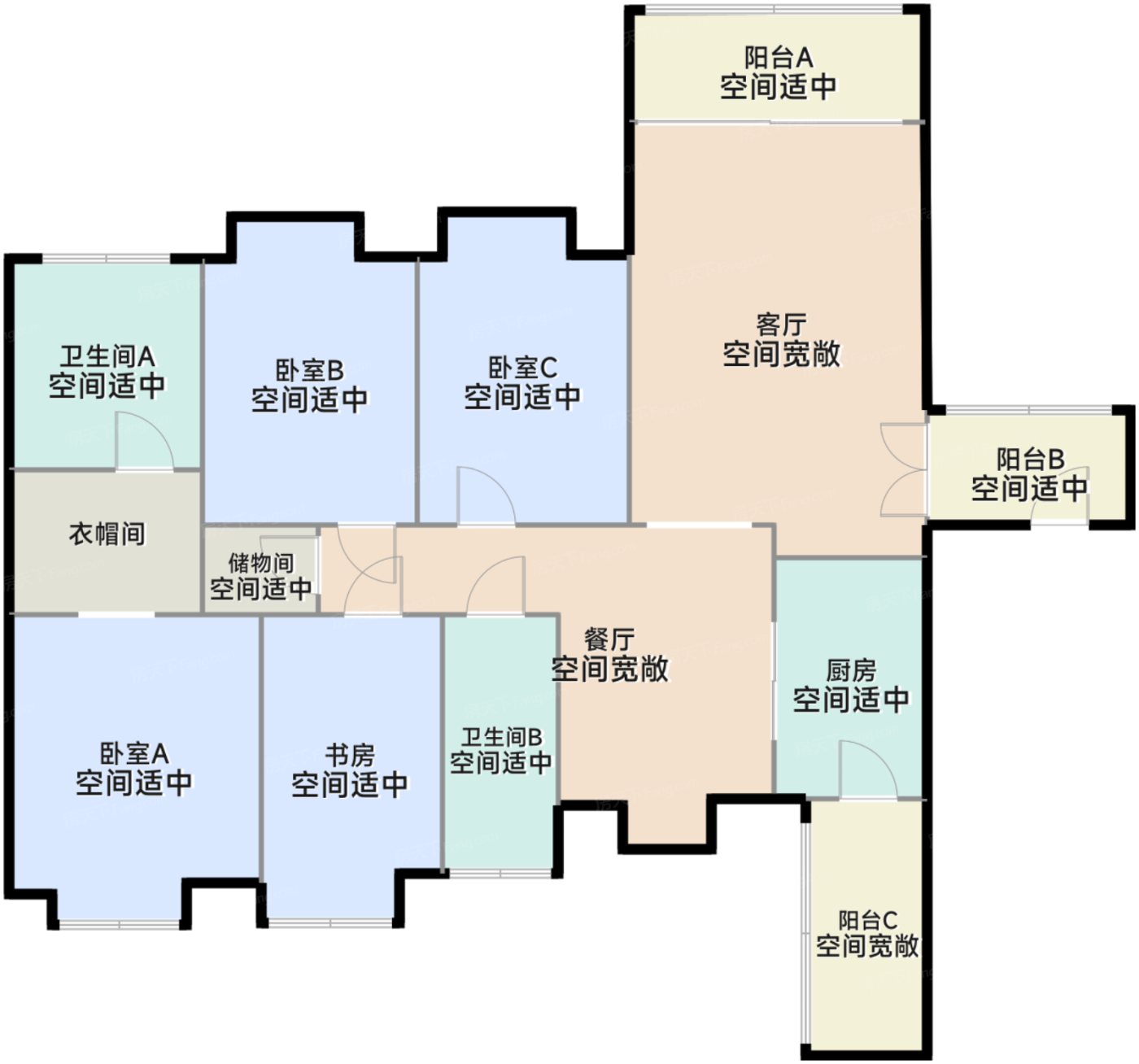 7栋标准层C15户型