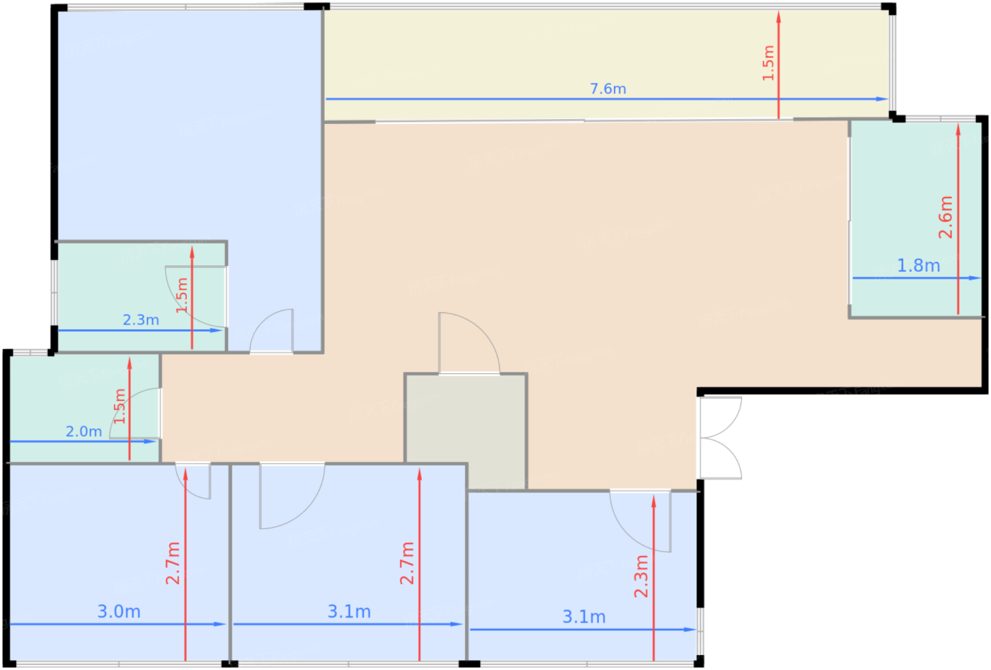 一期A3户型标准层