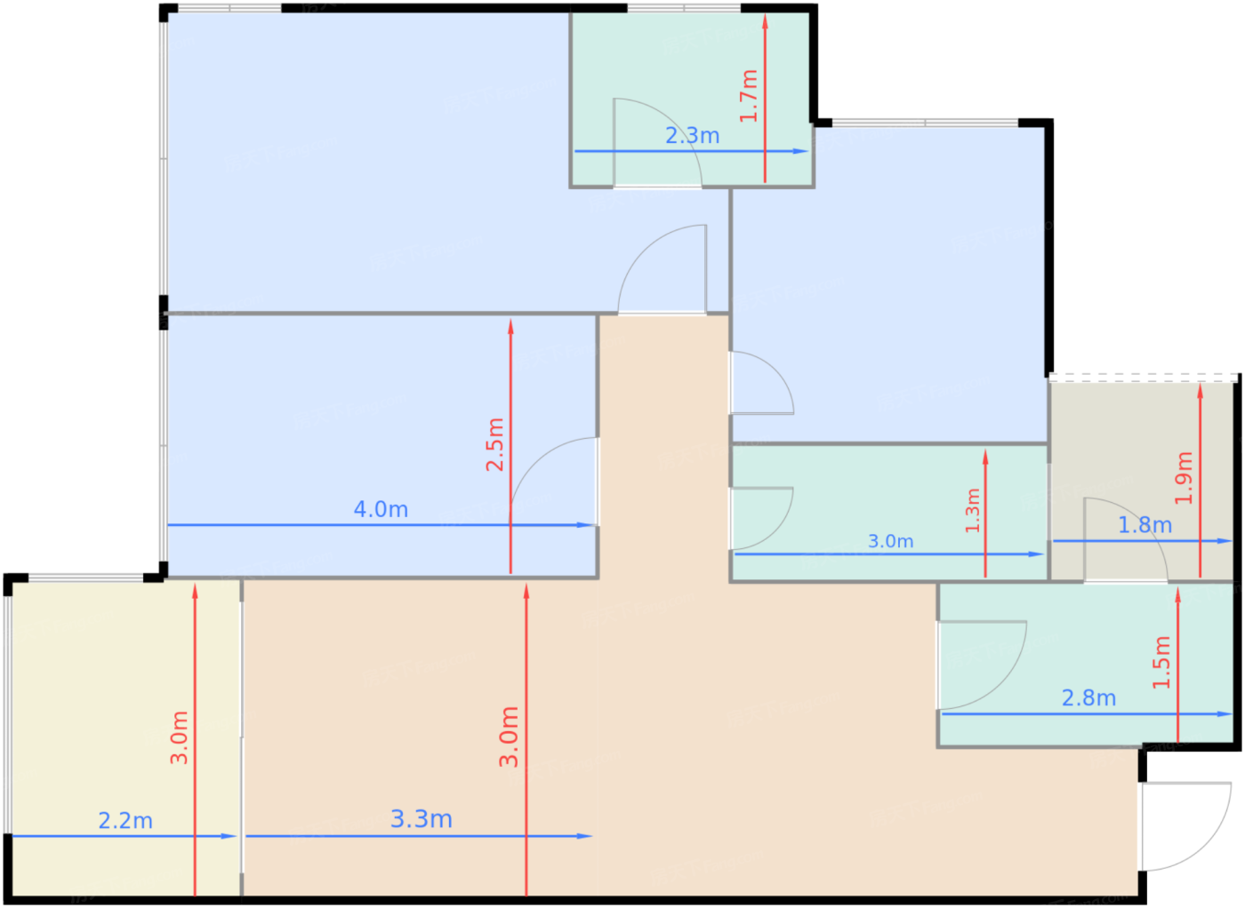 一期一批次F2户型标准层