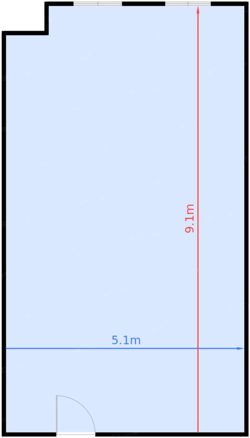 标准层54㎡户型