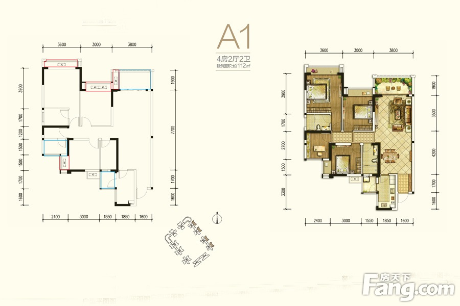 1期5、6栋A1户型
