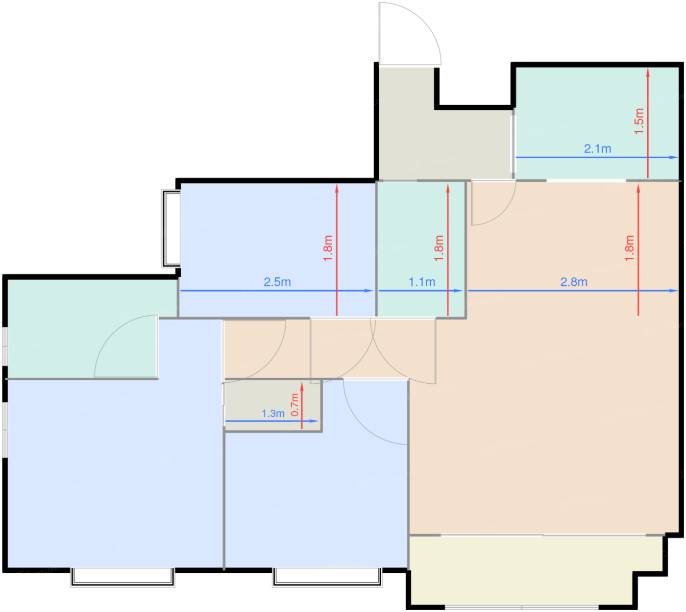 4期128栋标准层C2户型