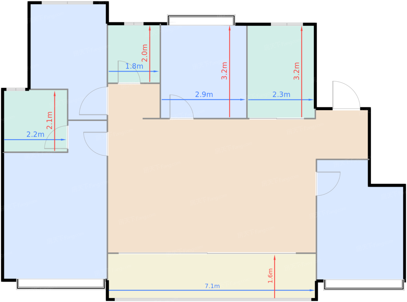 126㎡ 宽屏巨幕洋房