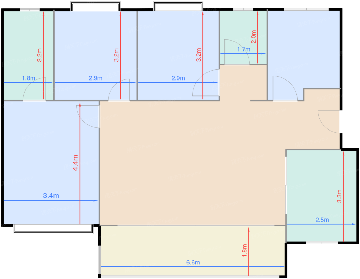 129㎡ 阔幕湖景平层