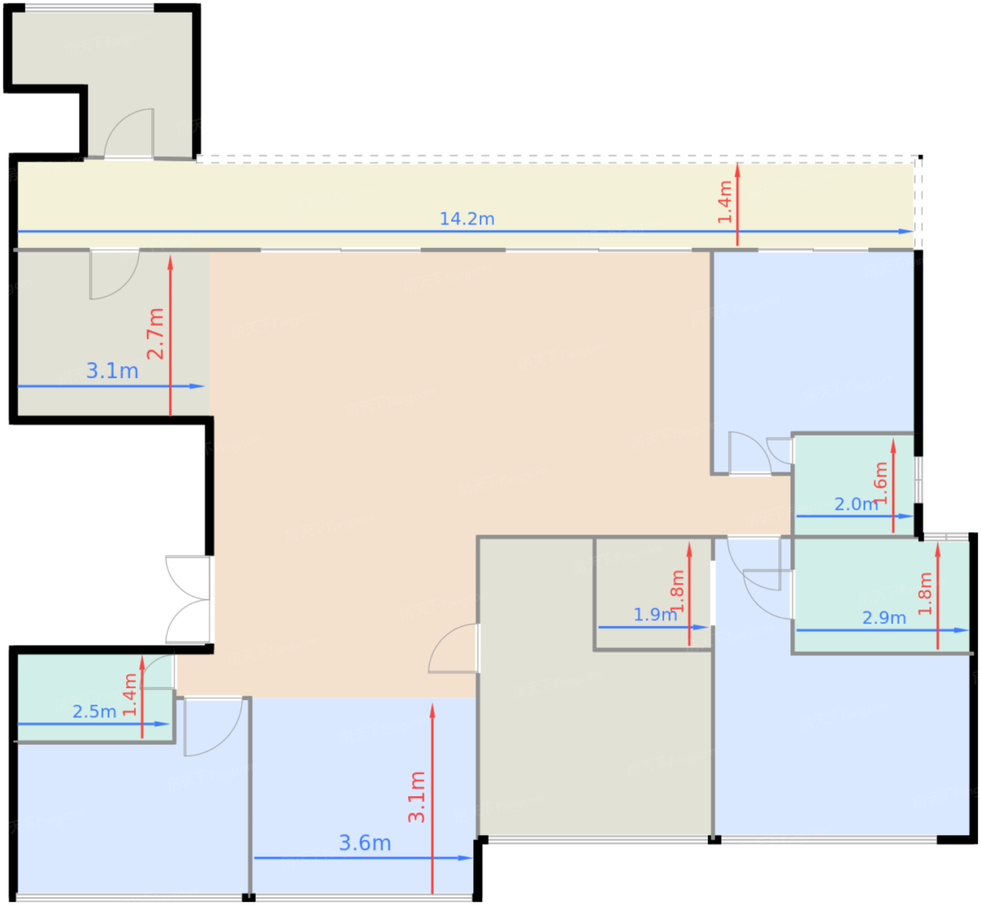 B1户型揽盛天幕大平层