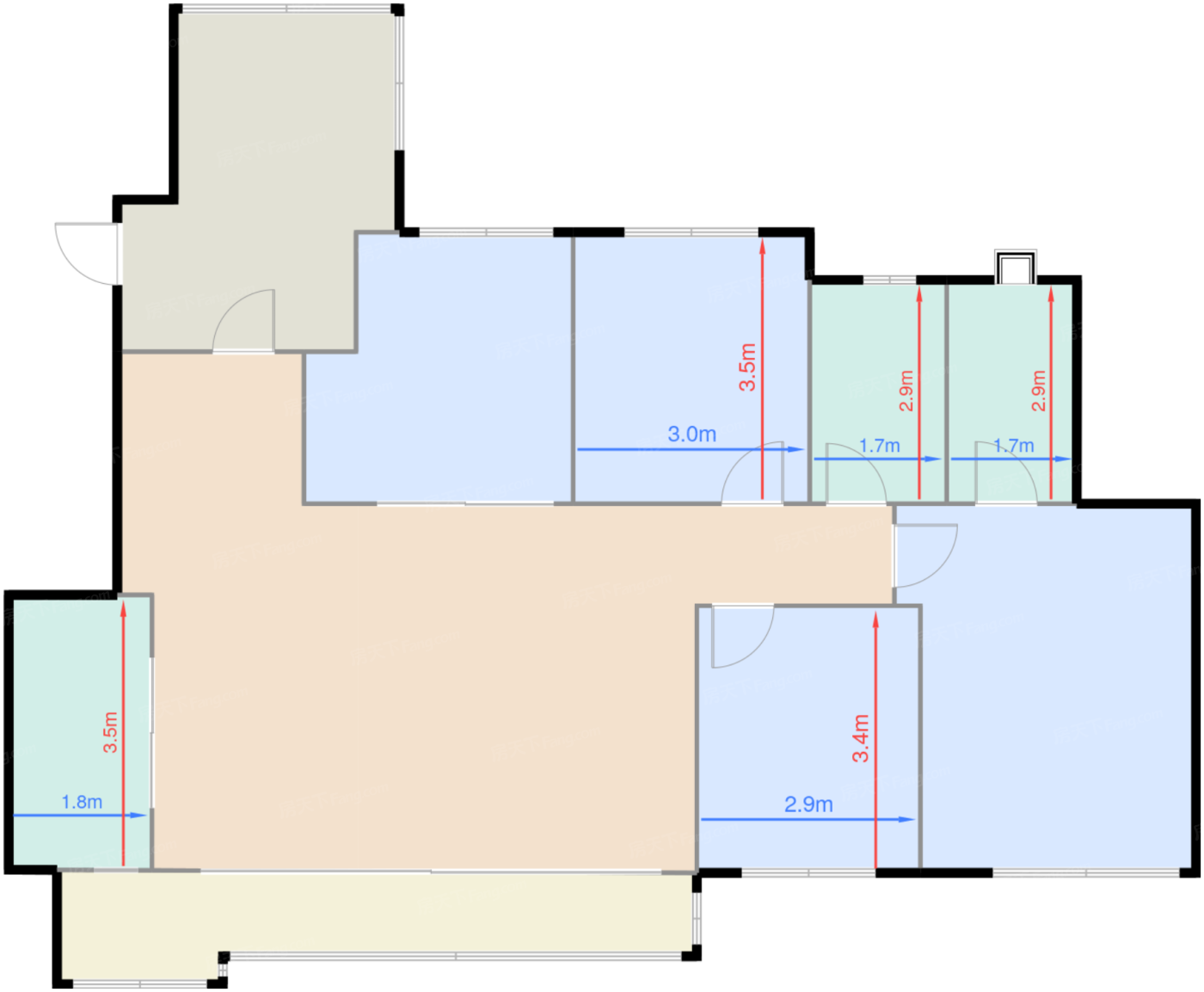 云舒A户型 125㎡