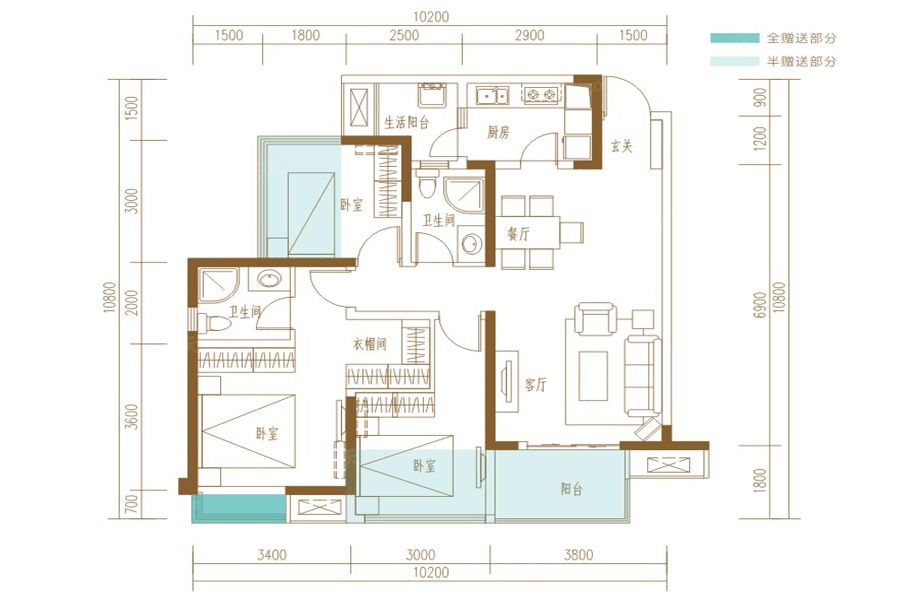 五期D6户型标准层