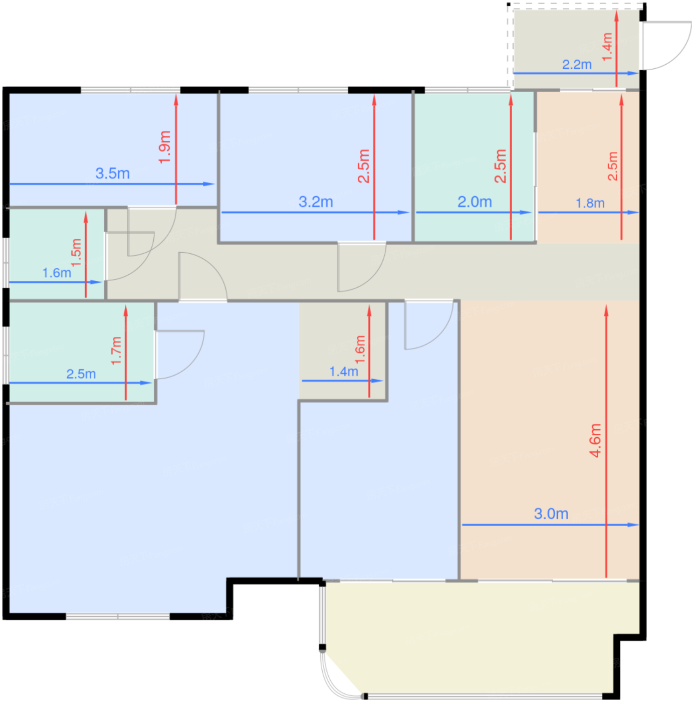 8号地块17#F2户型
