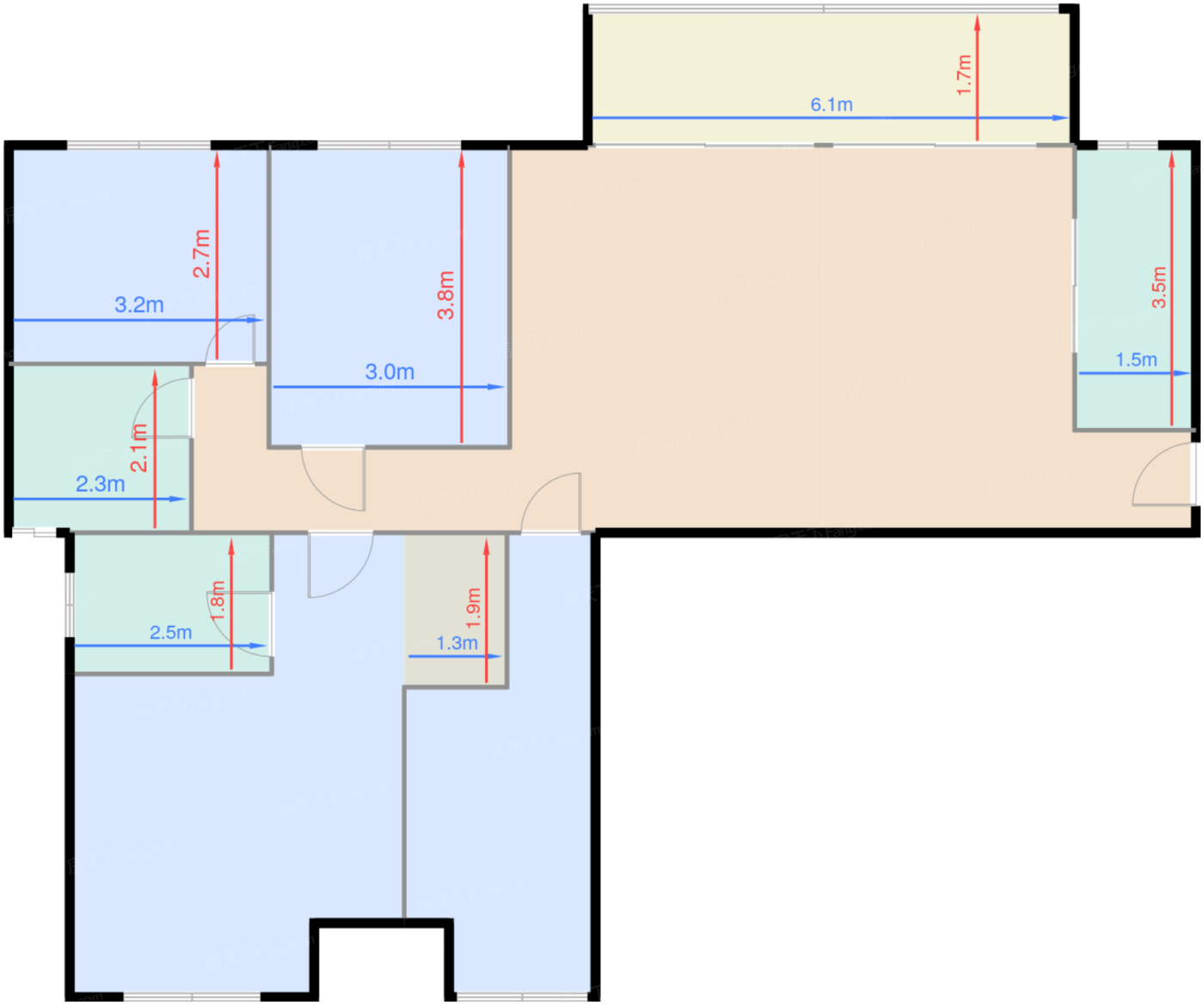 8号地块22#E1户型