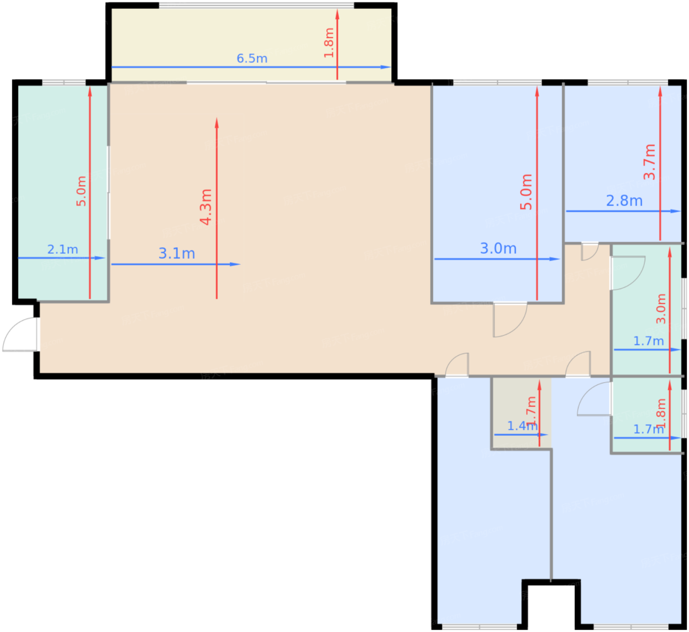 8号地块22#E2户型