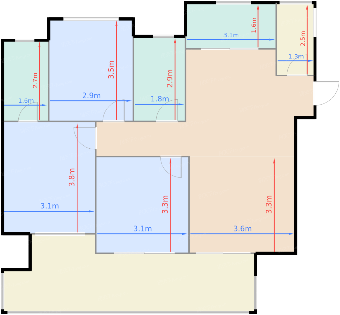 山舍别院<洋房> 户型F7