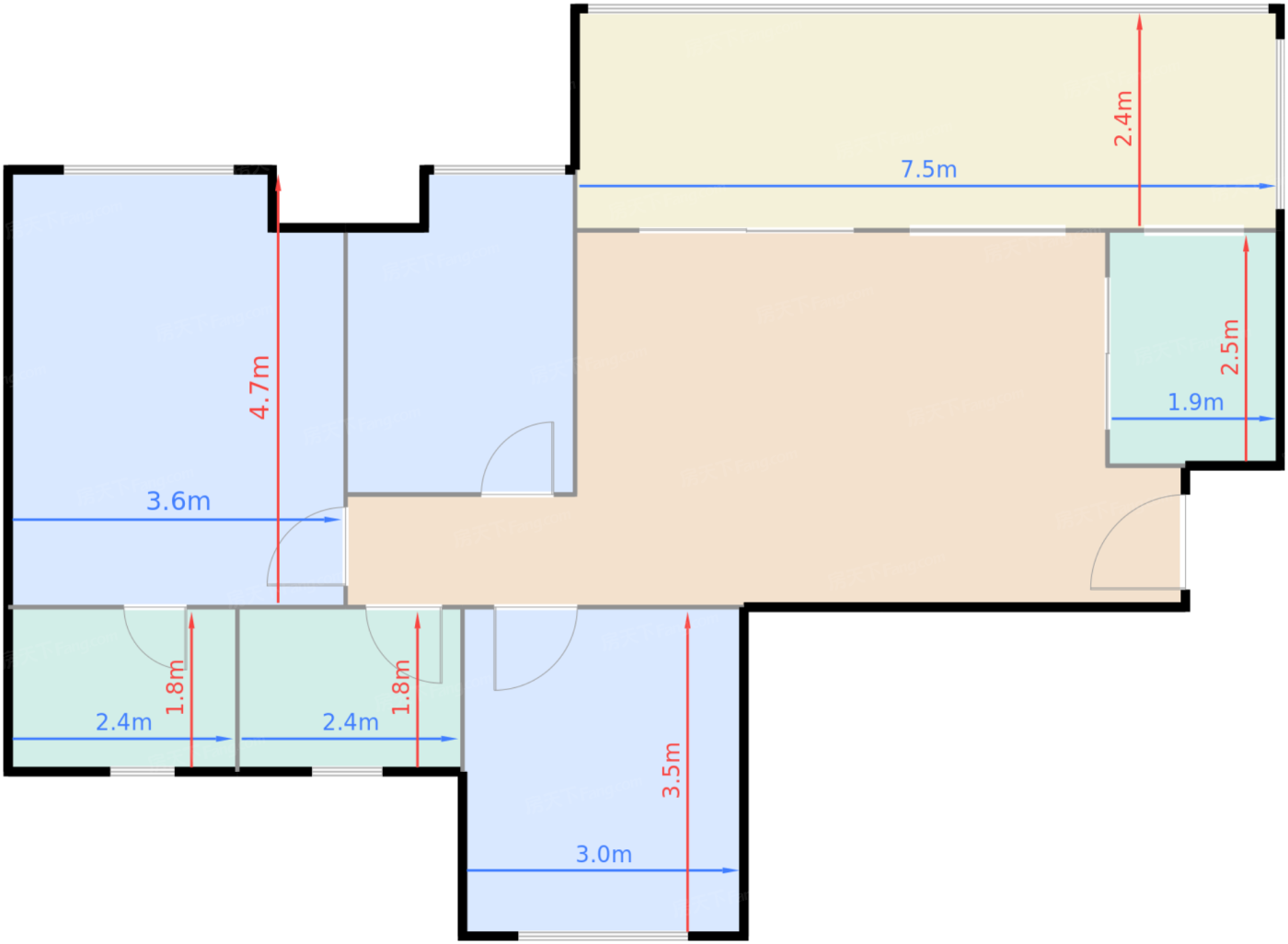 山舍别院<洋房> 户型F6