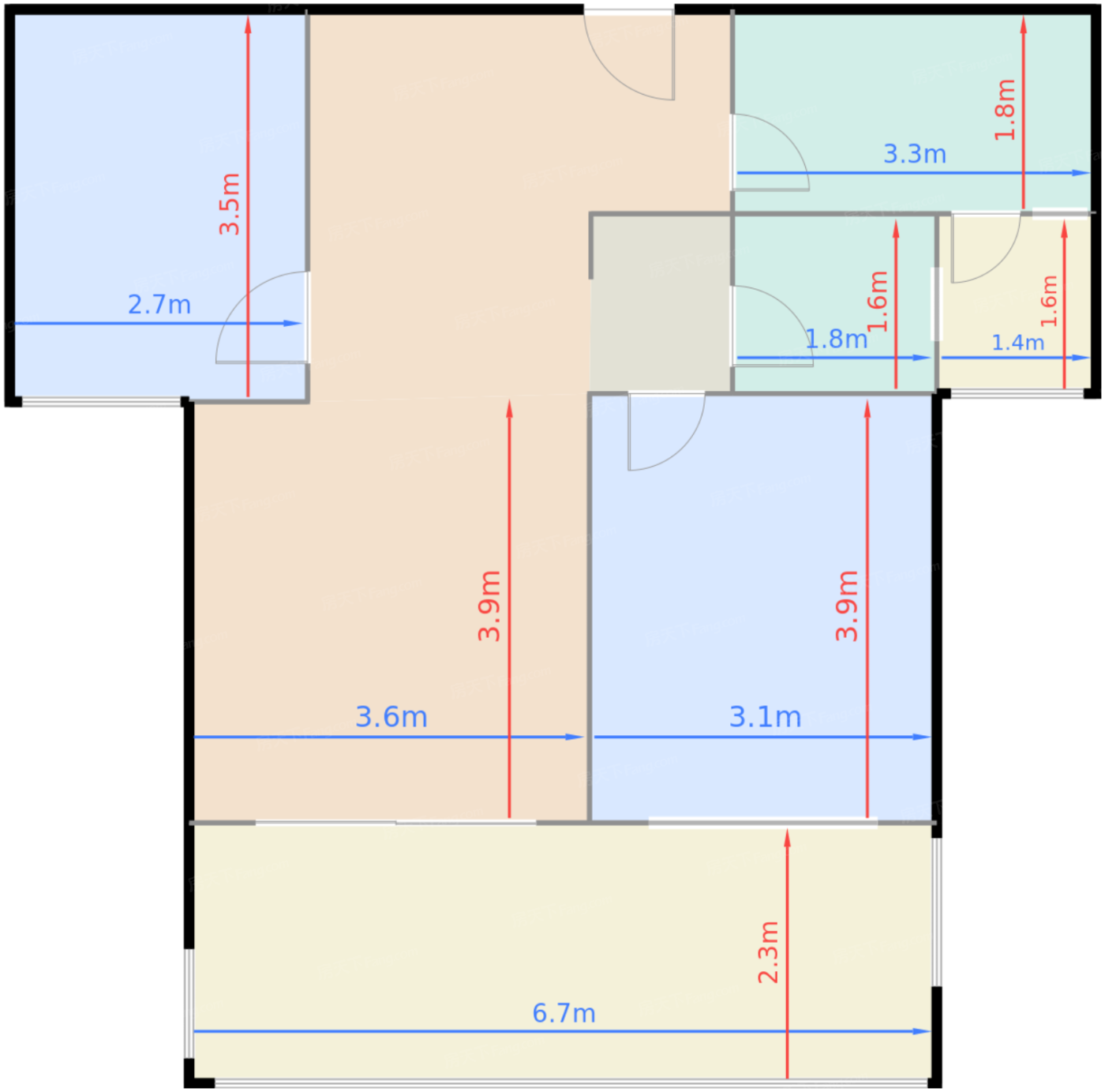 山舍别院<洋房> 户型F5