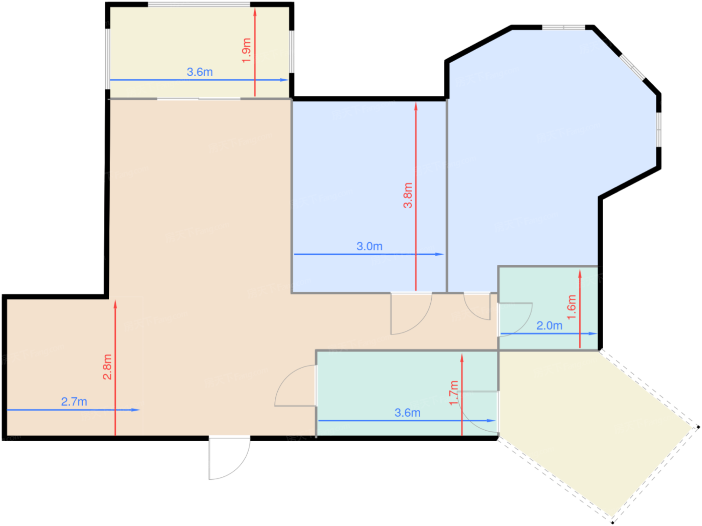 1期7、9、10、23号楼D2户型