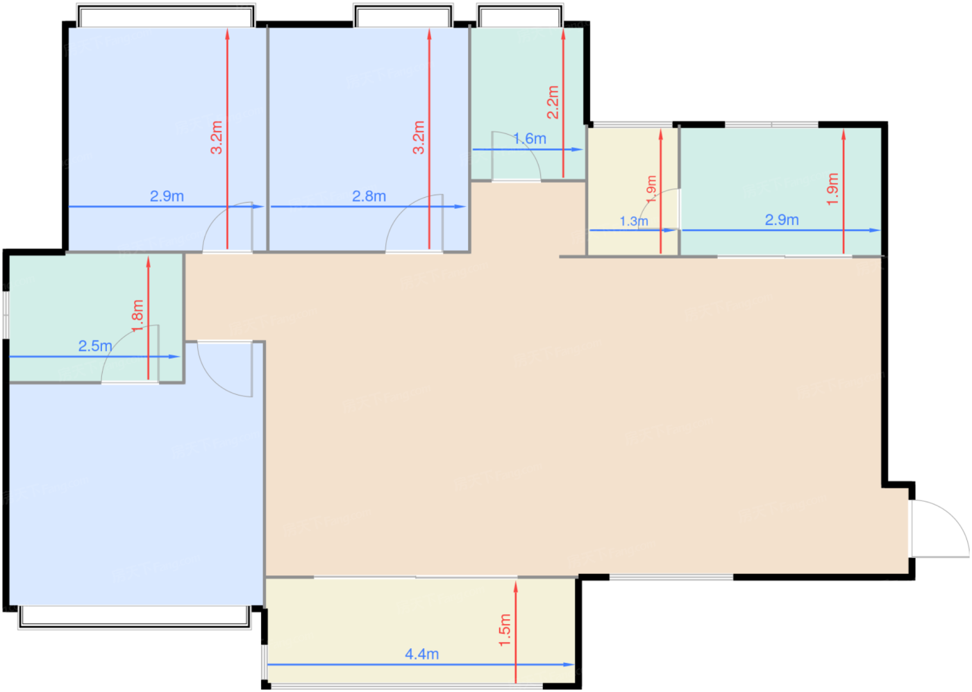 二期15、16栋A2户型图