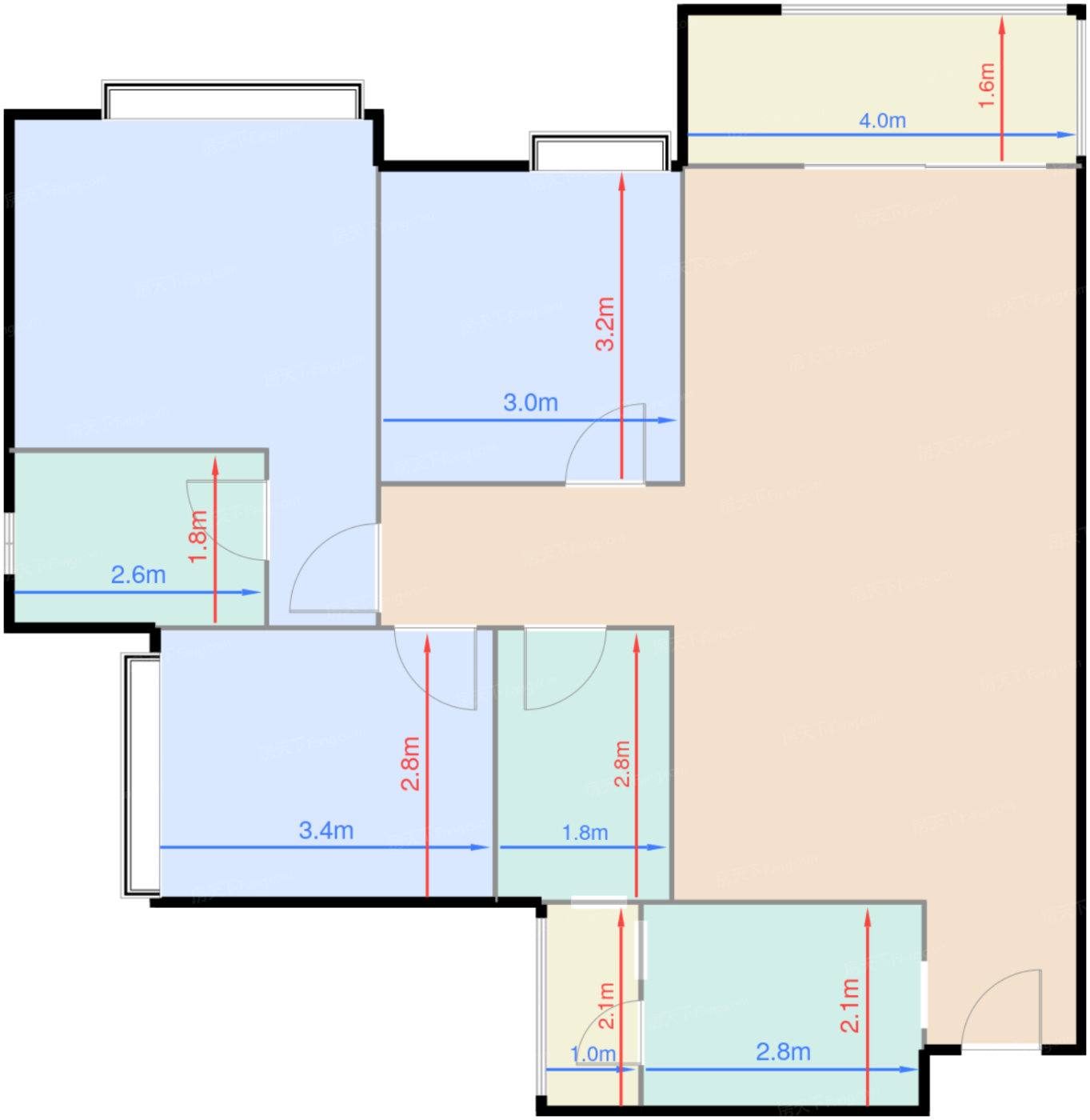 二期15、16栋A1户型图
