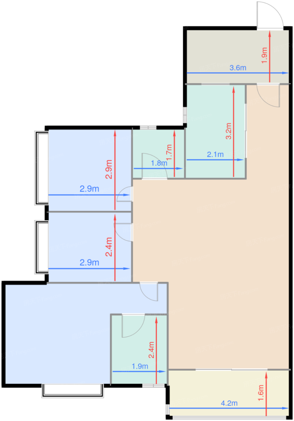 二期15、16栋A3户型图