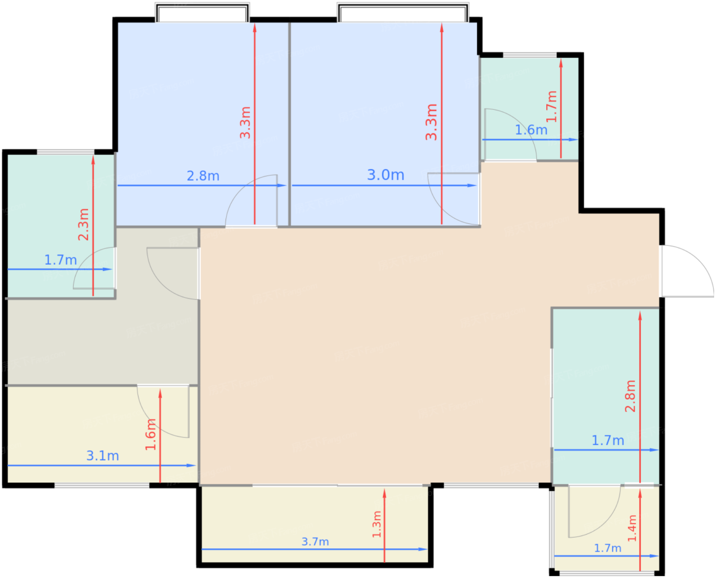 一期一批次高层A1户型