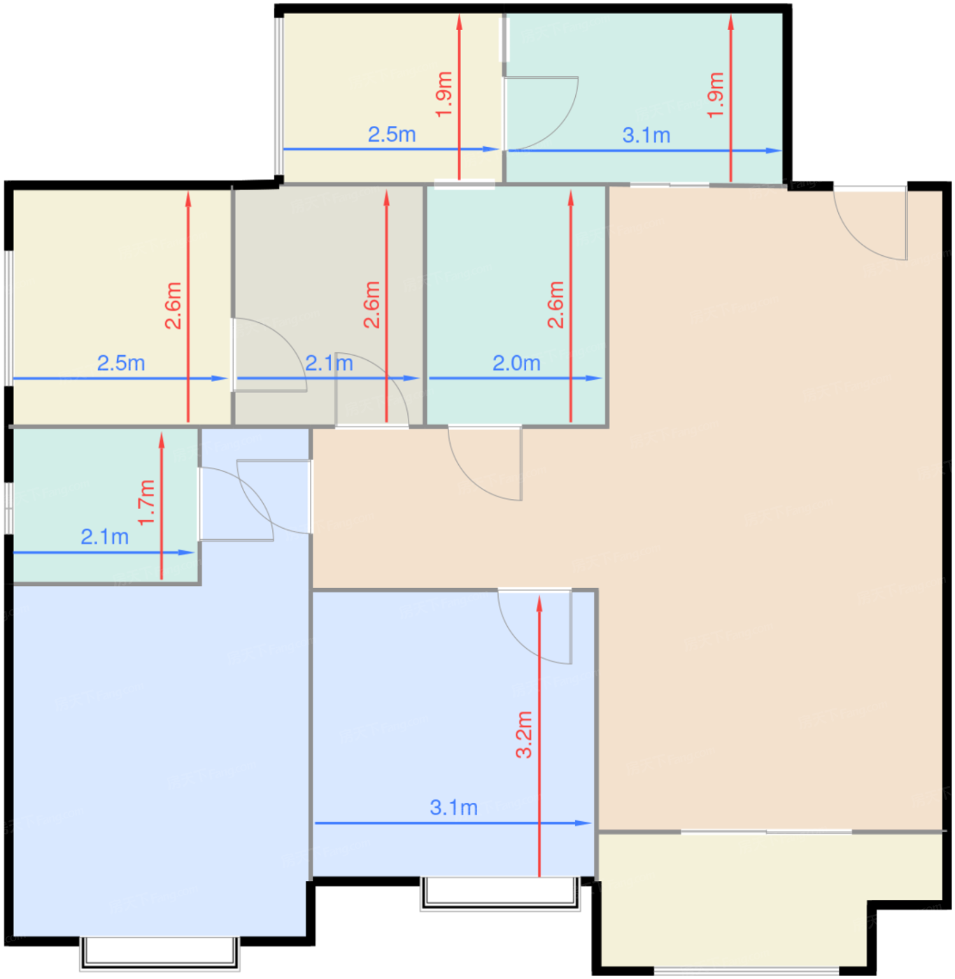 一期一批次高层B1户型