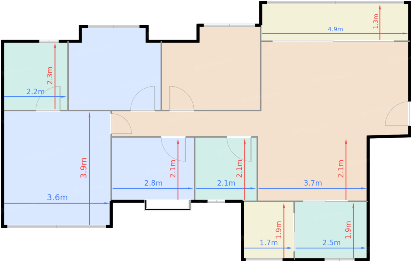 一期一批次C1户型标准层