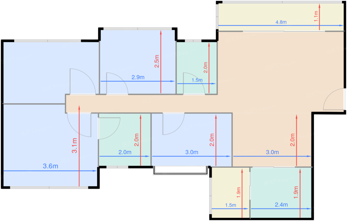 一期一批次D1户型标准层