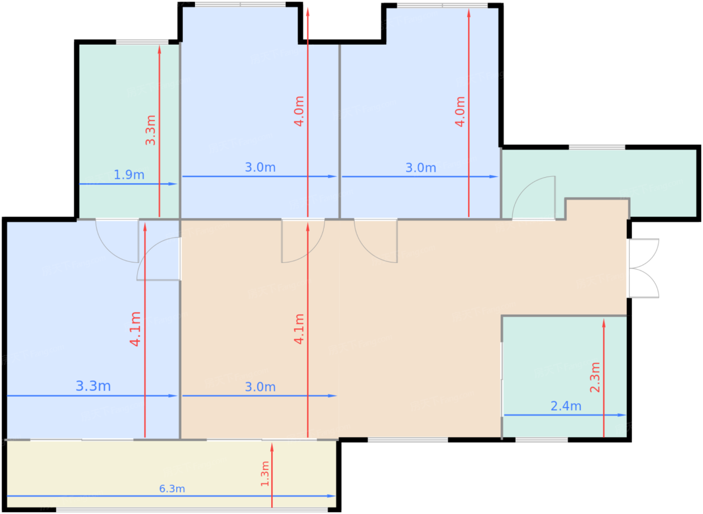 一期一批次A1户型标准层