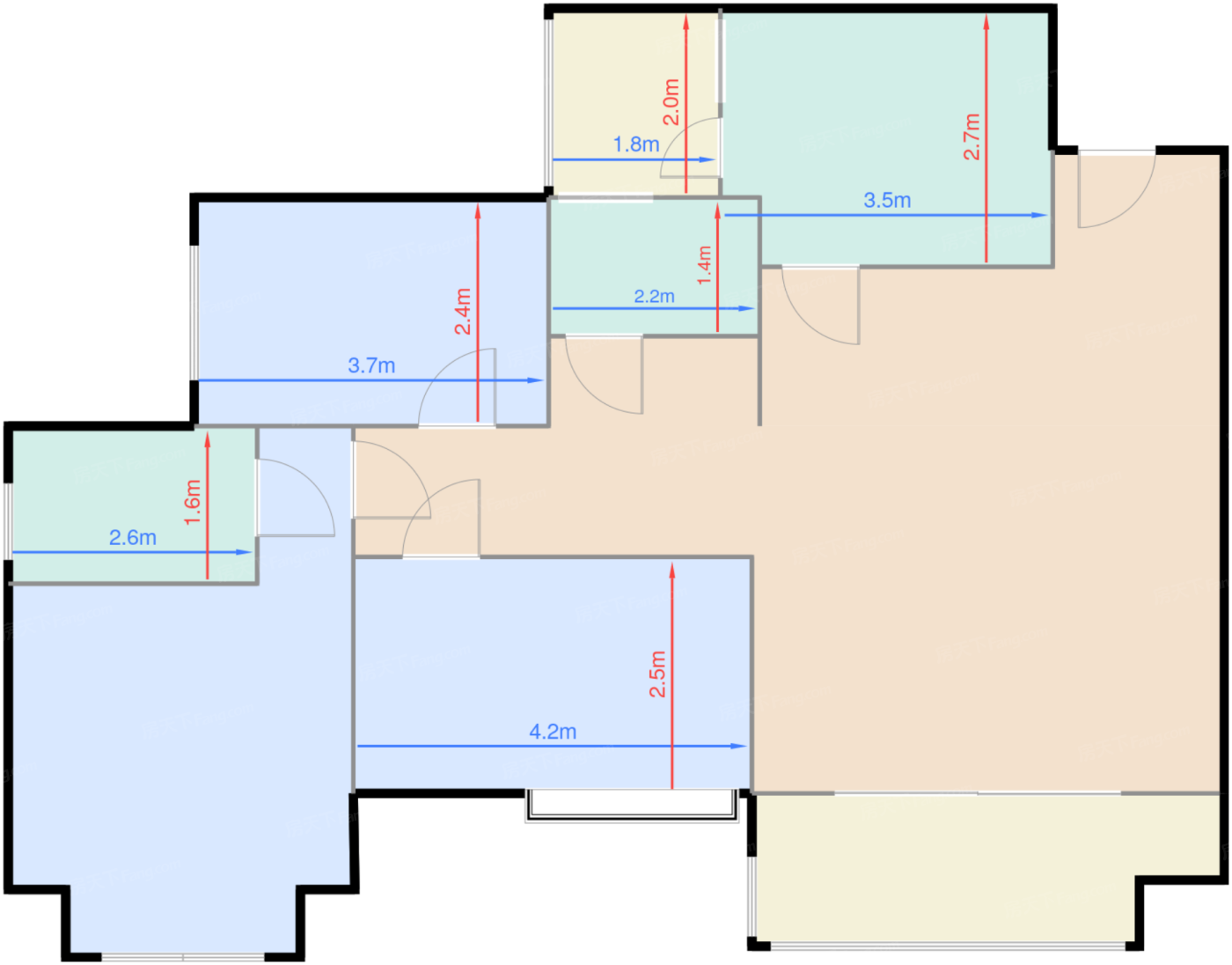 一期一批次B2户型标准层