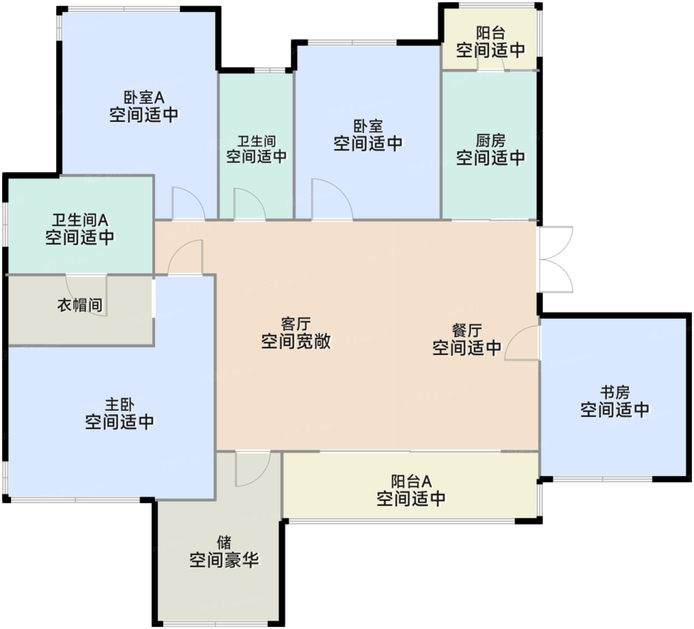 2期洋房户型-E1户型