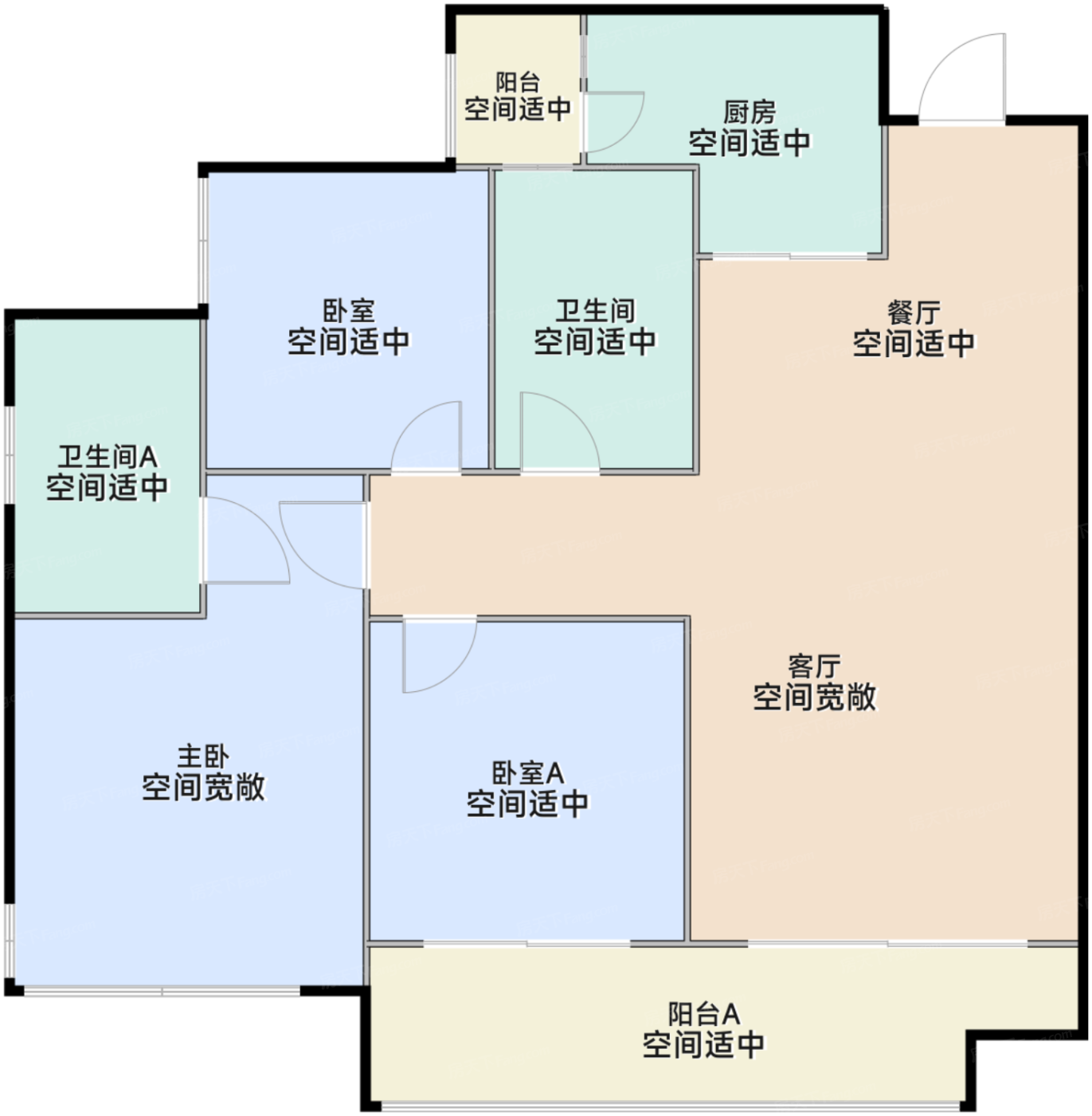 2期高层户型-D1户型