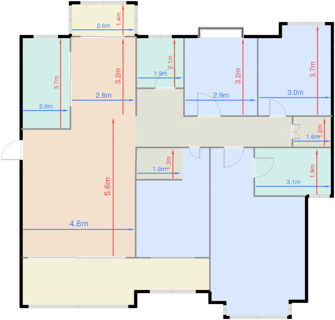 A户型标准层（4F）