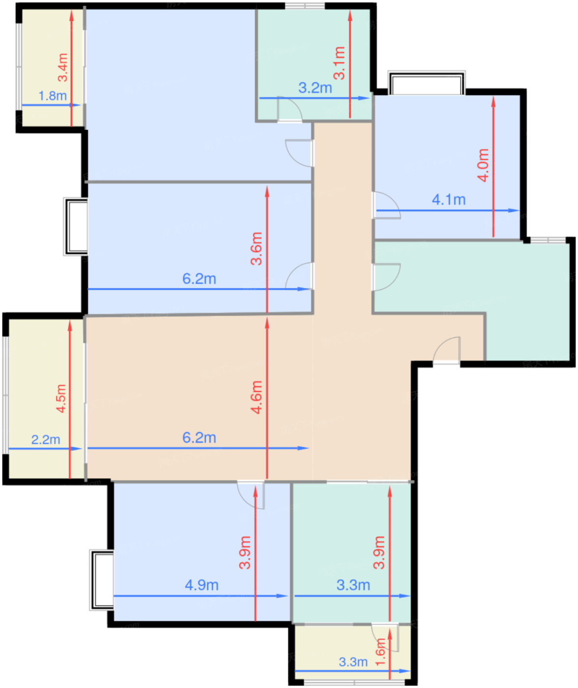 1期17号楼C1户型