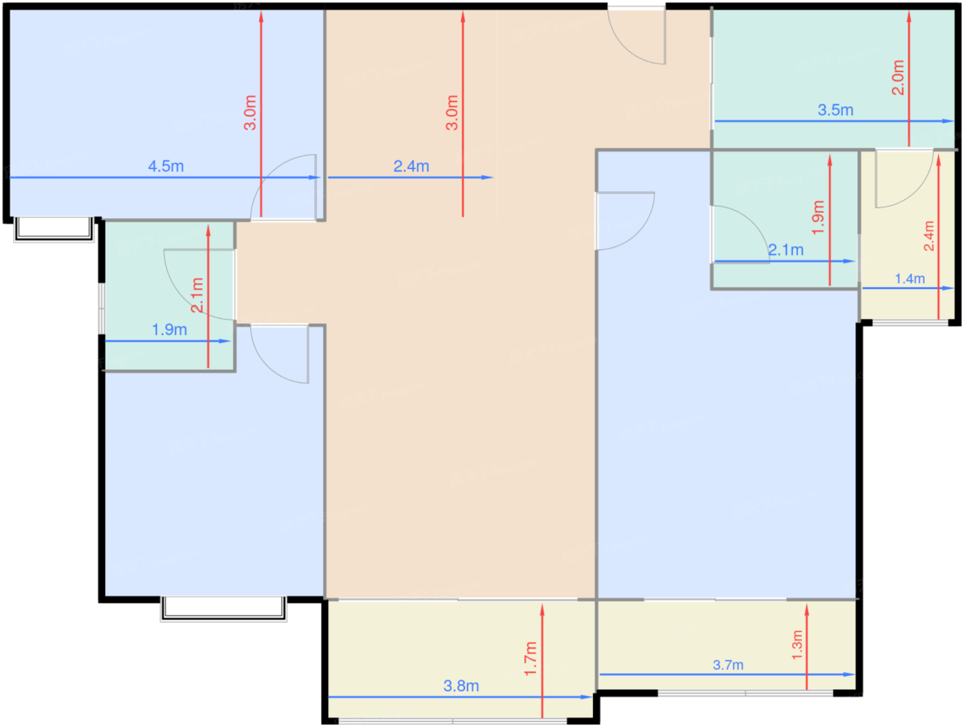1期10号楼E2户型