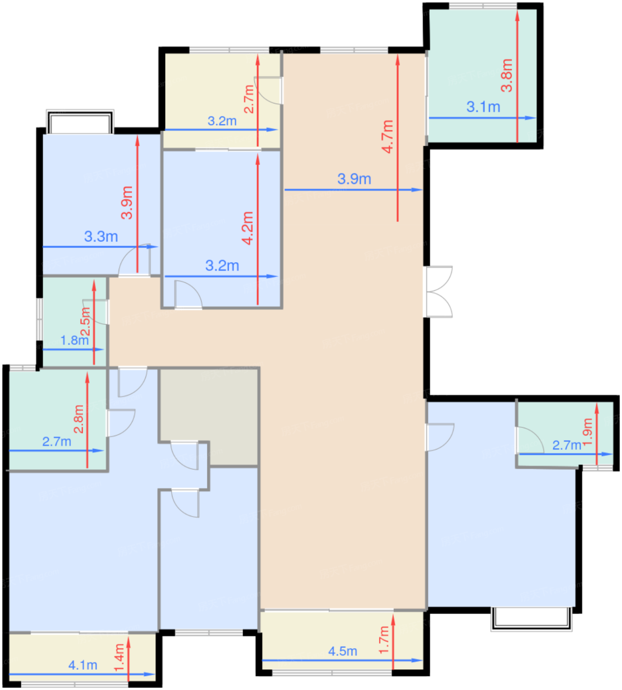 1期18号楼D1户型