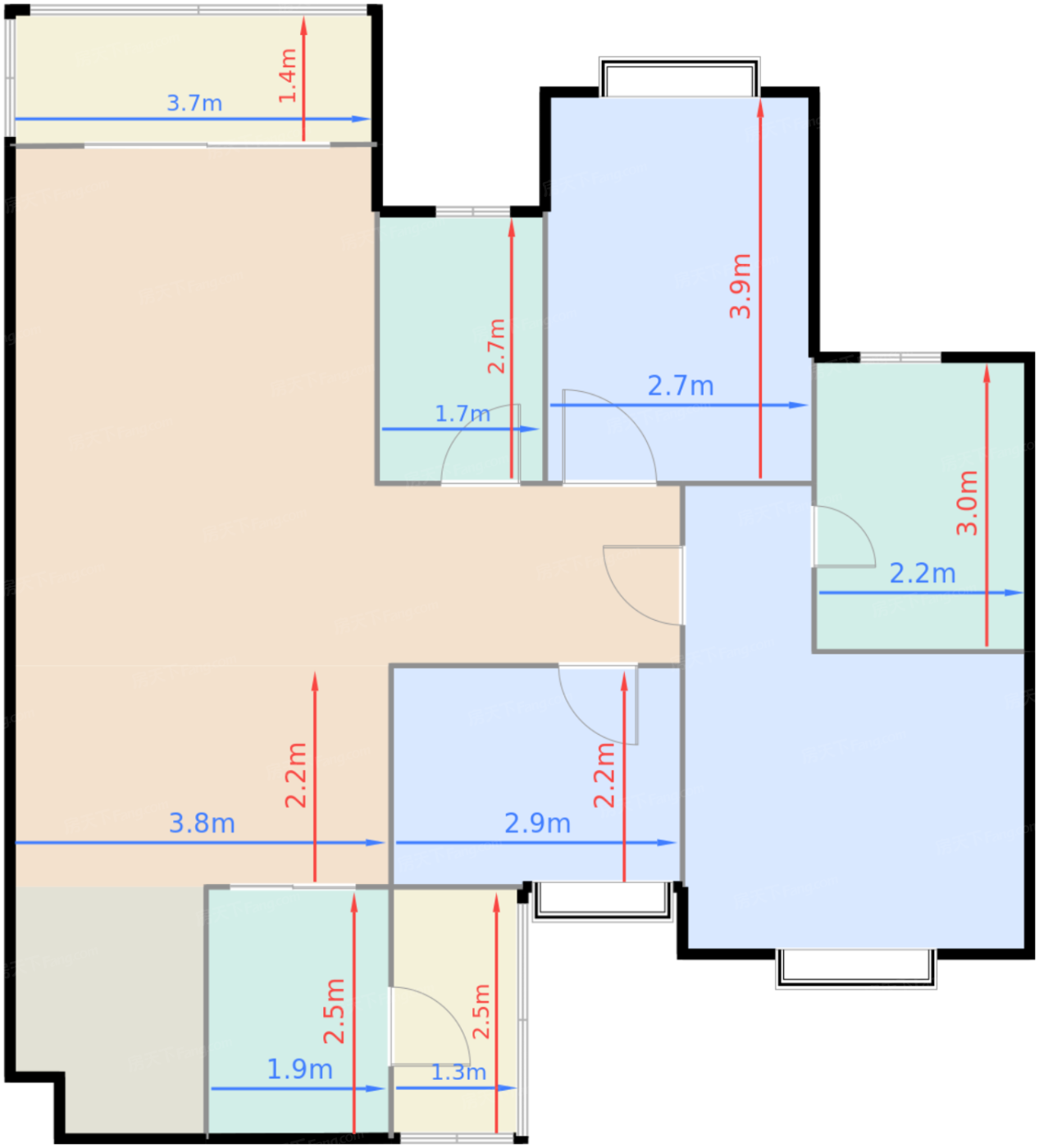 雅光116.4㎡户型