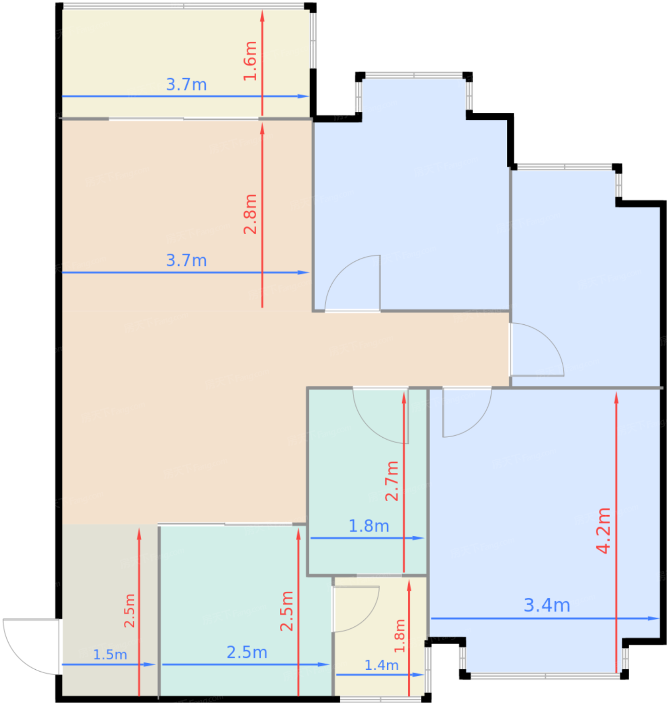 睿光95.08㎡户型