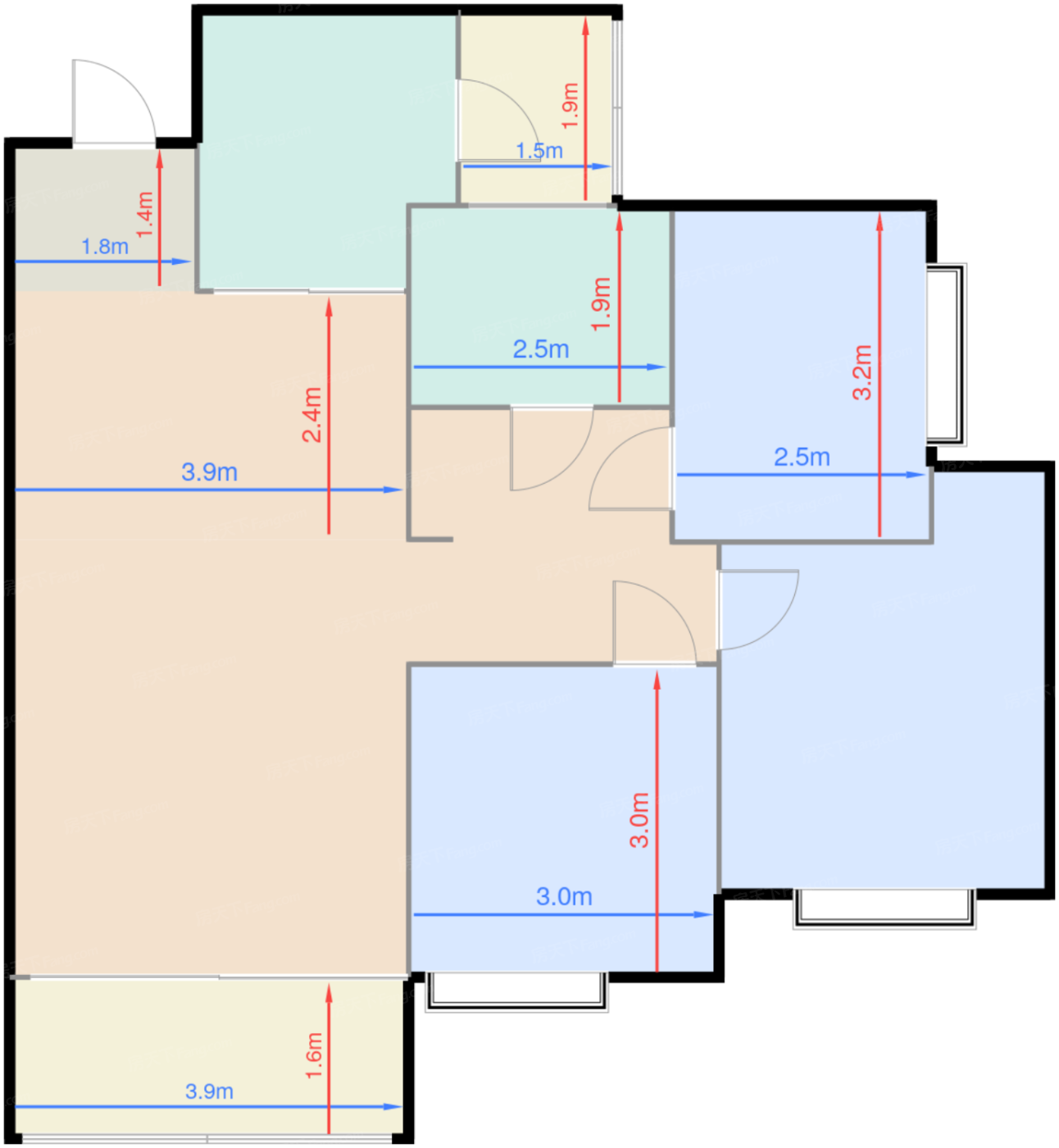 睿光95.87㎡户型