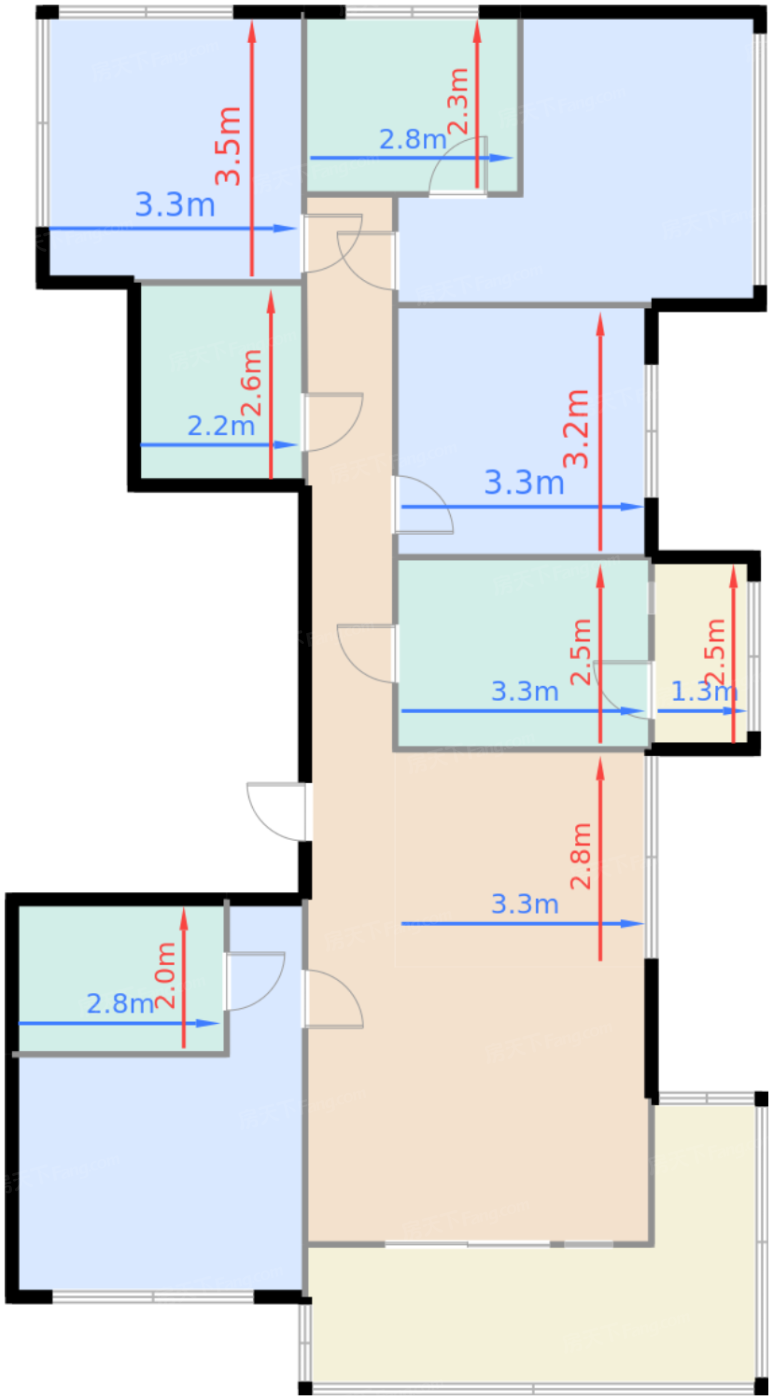 二期西区C2-1户型