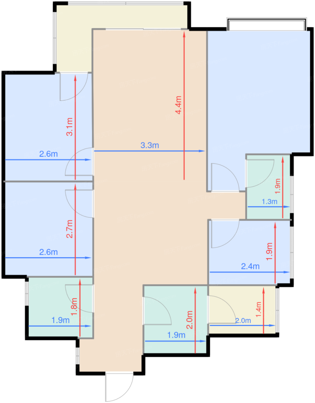 B1户型119㎡无界·环幕云邸
