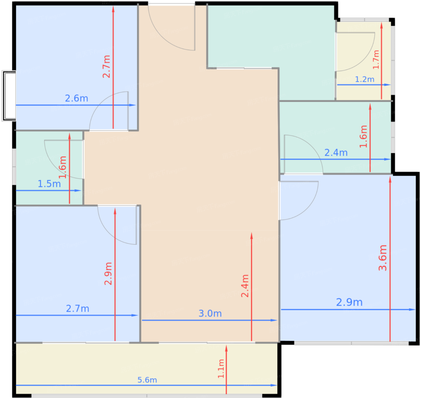 A3户型98㎡无界·鎏光平墅