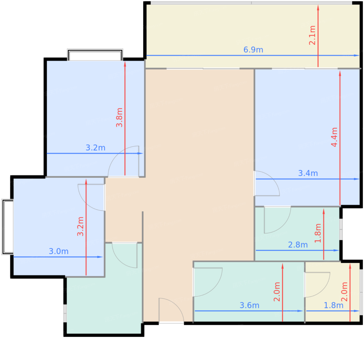 63/64栋1单元01户型